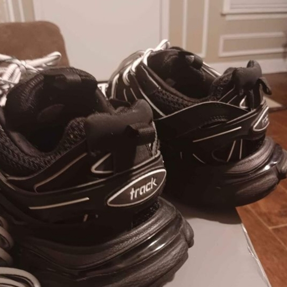Balenciaga Track Black White/ Size 9 Mens - Picture 4 of 4